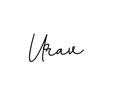 Create a beautiful signature design for name Urav. With this signature (BallpointsItalic-DORy9) fonts, you can make a handwritten signature for free. Urav signature style 11 images and pictures png