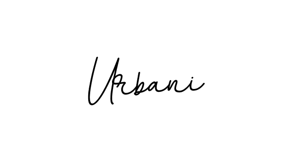 Urbani stylish signature style. Best Handwritten Sign (BallpointsItalic-DORy9) for my name. Handwritten Signature Collection Ideas for my name Urbani. Urbani signature style 11 images and pictures png