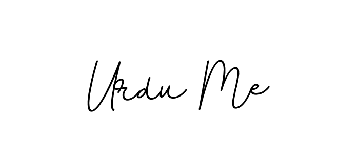 Check out images of Autograph of Urdu Me name. Actor Urdu Me Signature Style. BallpointsItalic-DORy9 is a professional sign style online. Urdu Me signature style 11 images and pictures png