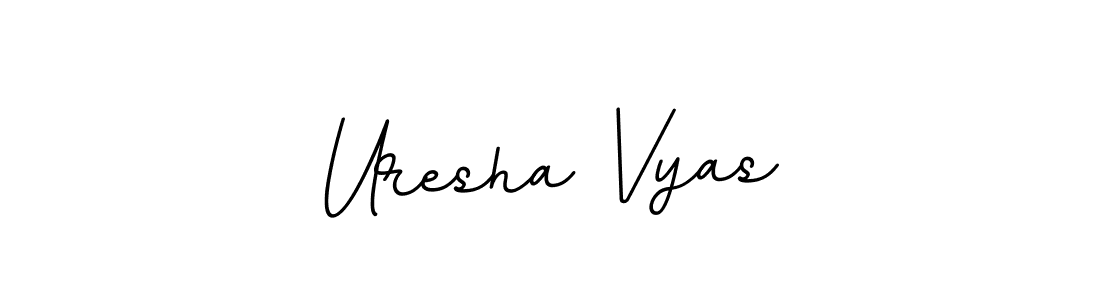 Also You can easily find your signature by using the search form. We will create Uresha Vyas name handwritten signature images for you free of cost using BallpointsItalic-DORy9 sign style. Uresha Vyas signature style 11 images and pictures png