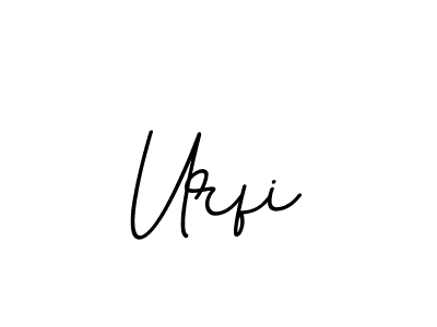 How to make Urfi name signature. Use BallpointsItalic-DORy9 style for creating short signs online. This is the latest handwritten sign. Urfi signature style 11 images and pictures png