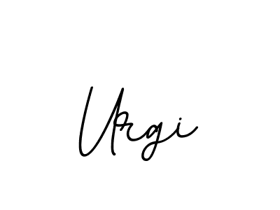 The best way (BallpointsItalic-DORy9) to make a short signature is to pick only two or three words in your name. The name Urgi include a total of six letters. For converting this name. Urgi signature style 11 images and pictures png