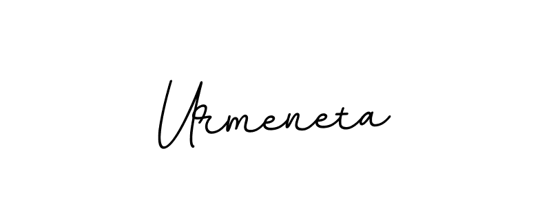 The best way (BallpointsItalic-DORy9) to make a short signature is to pick only two or three words in your name. The name Urmeneta include a total of six letters. For converting this name. Urmeneta signature style 11 images and pictures png