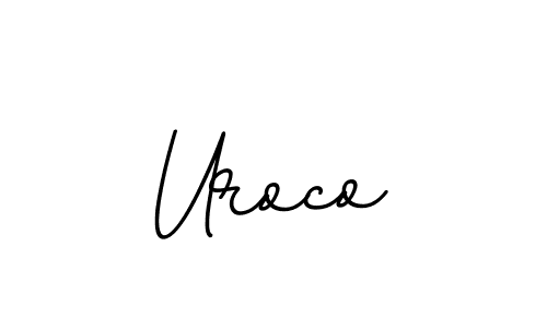 The best way (BallpointsItalic-DORy9) to make a short signature is to pick only two or three words in your name. The name Uroco include a total of six letters. For converting this name. Uroco signature style 11 images and pictures png
