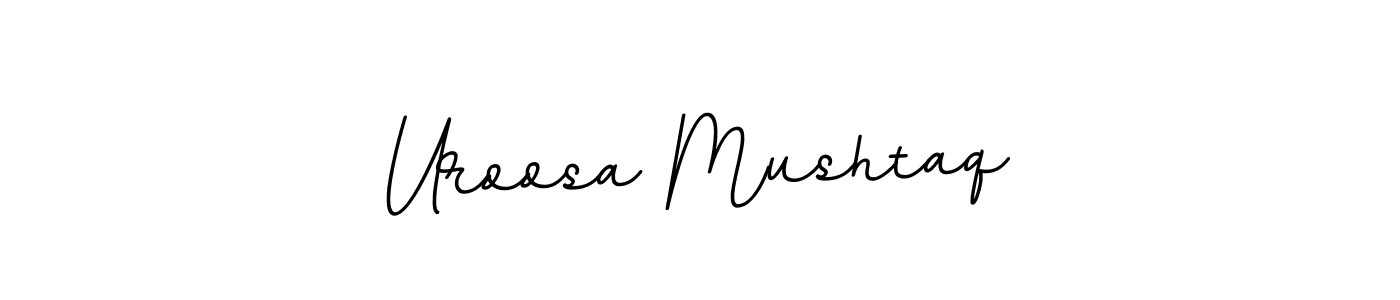 Also we have Uroosa Mushtaq name is the best signature style. Create professional handwritten signature collection using BallpointsItalic-DORy9 autograph style. Uroosa Mushtaq signature style 11 images and pictures png