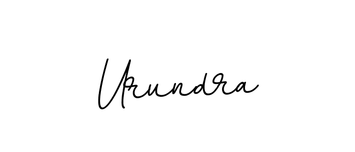 Design your own signature with our free online signature maker. With this signature software, you can create a handwritten (BallpointsItalic-DORy9) signature for name Urundra. Urundra signature style 11 images and pictures png