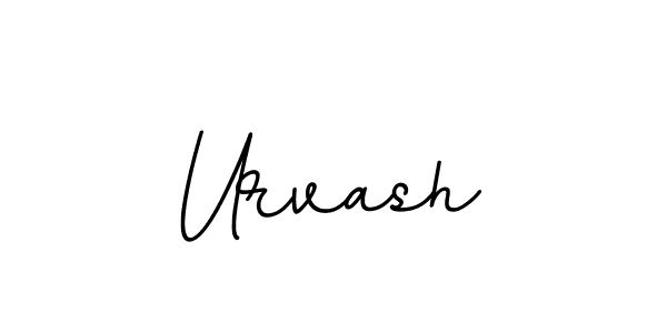 The best way (BallpointsItalic-DORy9) to make a short signature is to pick only two or three words in your name. The name Urvash include a total of six letters. For converting this name. Urvash signature style 11 images and pictures png