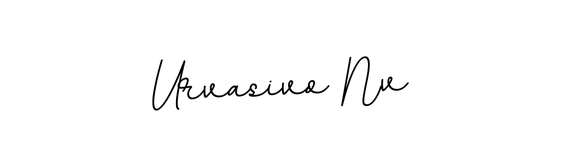 The best way (BallpointsItalic-DORy9) to make a short signature is to pick only two or three words in your name. The name Urvasivo Nv include a total of six letters. For converting this name. Urvasivo Nv signature style 11 images and pictures png