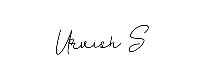 You can use this online signature creator to create a handwritten signature for the name Urvish S. This is the best online autograph maker. Urvish S signature style 11 images and pictures png