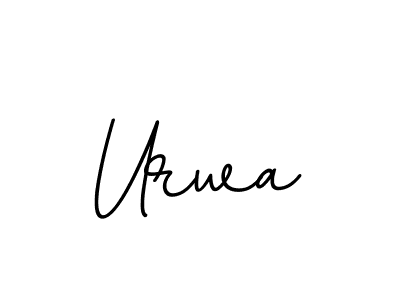 The best way (BallpointsItalic-DORy9) to make a short signature is to pick only two or three words in your name. The name Urwa include a total of six letters. For converting this name. Urwa signature style 11 images and pictures png