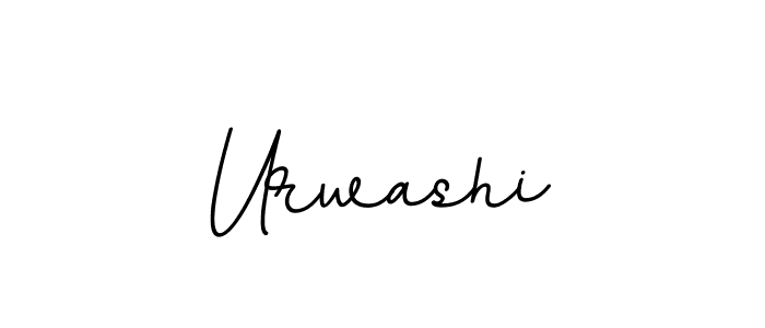 Make a beautiful signature design for name Urwashi. With this signature (BallpointsItalic-DORy9) style, you can create a handwritten signature for free. Urwashi signature style 11 images and pictures png