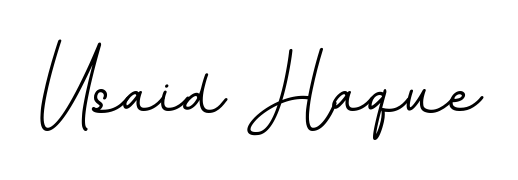 A timeless handwritten aesthetic for Usaid Haque. The BallpointsItalic-DORy9 font gives your signature a handcrafted feel with natural curves. Usaid Haque signature style 11 images and pictures png