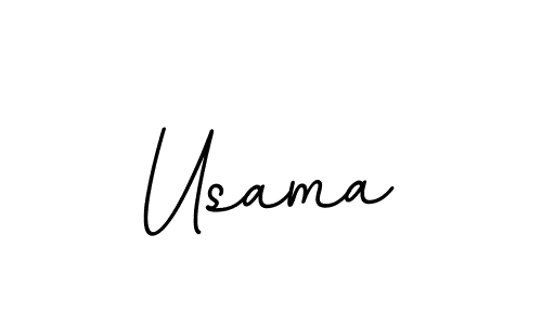 Design your own signature with our free online signature maker. With this signature software, you can create a handwritten (BallpointsItalic-DORy9) signature for name Usama. Usama signature style 11 images and pictures png