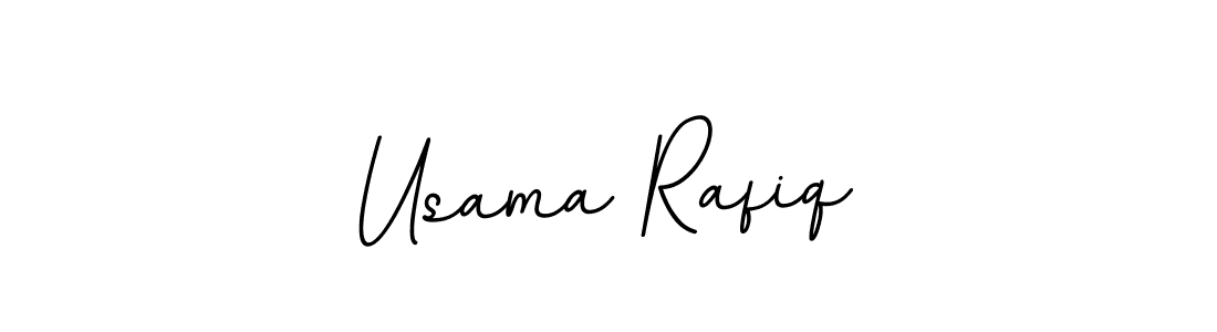 Use a signature maker to create a handwritten signature online. With this signature software, you can design (BallpointsItalic-DORy9) your own signature for name Usama Rafiq. Usama Rafiq signature style 11 images and pictures png