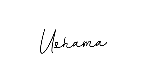 Ushama stylish signature style. Best Handwritten Sign (BallpointsItalic-DORy9) for my name. Handwritten Signature Collection Ideas for my name Ushama. Ushama signature style 11 images and pictures png