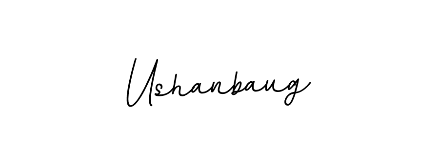 Create a beautiful signature design for name Ushanbaug. With this signature (BallpointsItalic-DORy9) fonts, you can make a handwritten signature for free. Ushanbaug signature style 11 images and pictures png