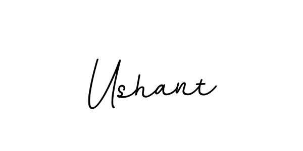 The best way (BallpointsItalic-DORy9) to make a short signature is to pick only two or three words in your name. The name Ushant include a total of six letters. For converting this name. Ushant signature style 11 images and pictures png