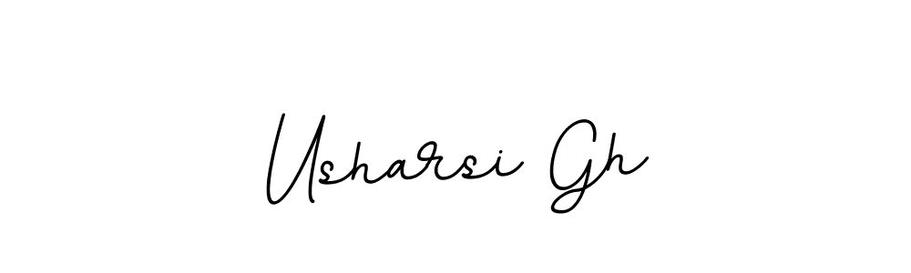 You can use this online signature creator to create a handwritten signature for the name Usharsi Gh. This is the best online autograph maker. Usharsi Gh signature style 11 images and pictures png