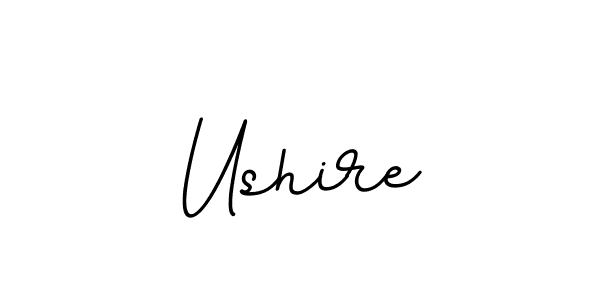 How to make Ushire name signature. Use BallpointsItalic-DORy9 style for creating short signs online. This is the latest handwritten sign. Ushire signature style 11 images and pictures png