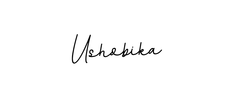 It looks lik you need a new signature style for name Ushobika. Design unique handwritten (BallpointsItalic-DORy9) signature with our free signature maker in just a few clicks. Ushobika signature style 11 images and pictures png