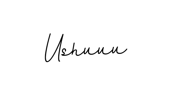 How to make Ushuuu name signature. Use BallpointsItalic-DORy9 style for creating short signs online. This is the latest handwritten sign. Ushuuu signature style 11 images and pictures png