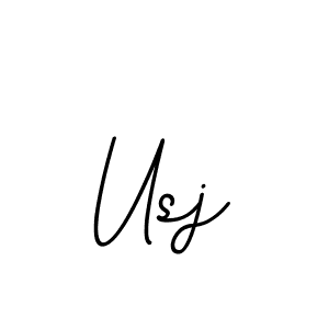 Design your own signature with our free online signature maker. With this signature software, you can create a handwritten (BallpointsItalic-DORy9) signature for name Usj. Usj signature style 11 images and pictures png