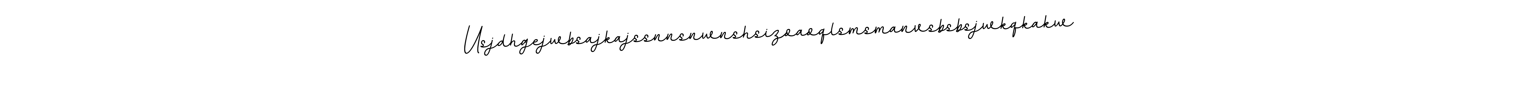 Make a beautiful signature design for name Usjdhgejwbsajkajssnnsnwnshsizoaoqlsmsmanvsbsbsjwkqkakw. With this signature (BallpointsItalic-DORy9) style, you can create a handwritten signature for free. Usjdhgejwbsajkajssnnsnwnshsizoaoqlsmsmanvsbsbsjwkqkakw signature style 11 images and pictures png