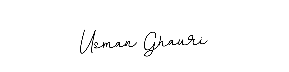 Design your own signature with our free online signature maker. With this signature software, you can create a handwritten (BallpointsItalic-DORy9) signature for name Usman Ghauri. Usman Ghauri signature style 11 images and pictures png