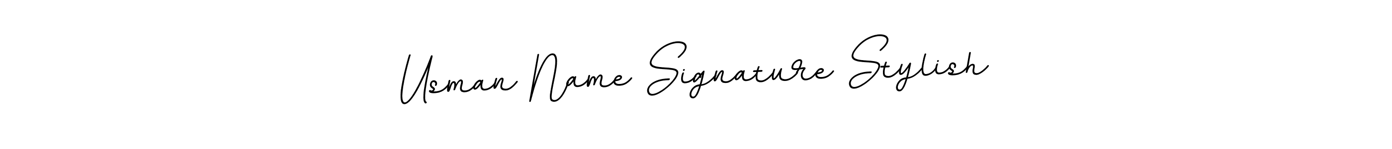 Use a signature maker to create a handwritten signature online. With this signature software, you can design (BallpointsItalic-DORy9) your own signature for name Usman Name Signature Stylish. Usman Name Signature Stylish signature style 11 images and pictures png