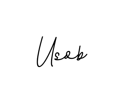 How to make Usob signature? BallpointsItalic-DORy9 is a professional autograph style. Create handwritten signature for Usob name. Usob signature style 11 images and pictures png