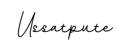 Discover how Ussatpute looks in an executive cursive font (BallpointsItalic-DORy9). Perfect for legal documents, invoices, and certificates. Ussatpute signature style 11 images and pictures png