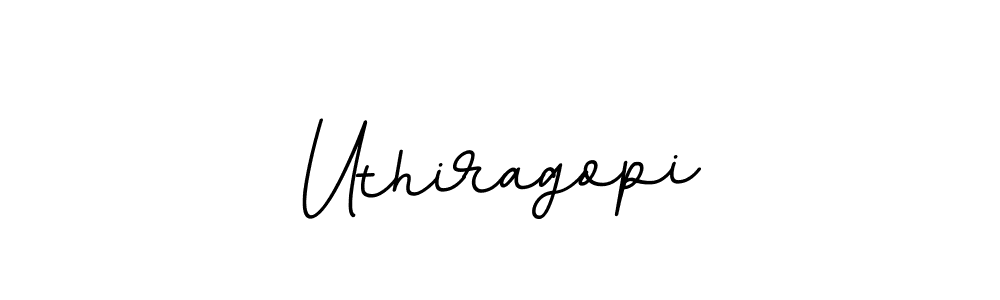 Create a beautiful signature design for name Uthiragopi. With this signature (BallpointsItalic-DORy9) fonts, you can make a handwritten signature for free. Uthiragopi signature style 11 images and pictures png