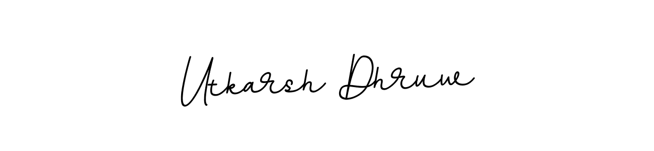 Also You can easily find your signature by using the search form. We will create Utkarsh Dhruw name handwritten signature images for you free of cost using BallpointsItalic-DORy9 sign style. Utkarsh Dhruw signature style 11 images and pictures png