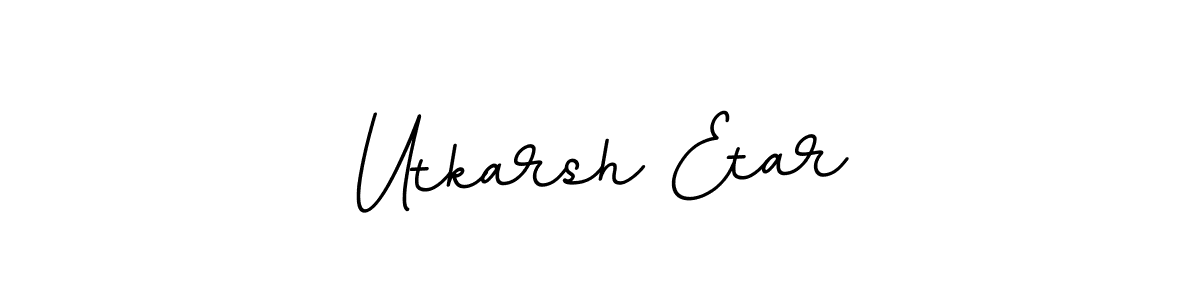 Utkarsh Etar stylish signature style. Best Handwritten Sign (BallpointsItalic-DORy9) for my name. Handwritten Signature Collection Ideas for my name Utkarsh Etar. Utkarsh Etar signature style 11 images and pictures png