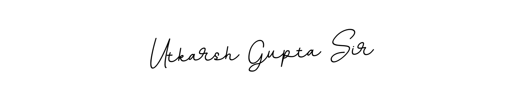 if you are searching for the best signature style for your name Utkarsh Gupta Sir. so please give up your signature search. here we have designed multiple signature styles  using BallpointsItalic-DORy9. Utkarsh Gupta Sir signature style 11 images and pictures png