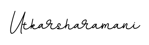 Download transparent PNG signature for name Utkarsharamani styled with BallpointsItalic-DORy9 font. Ready to paste directly into PDF and Word agreements. Utkarsharamani signature style 11 images and pictures png