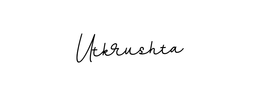 How to make Utkrushta signature? BallpointsItalic-DORy9 is a professional autograph style. Create handwritten signature for Utkrushta name. Utkrushta signature style 11 images and pictures png