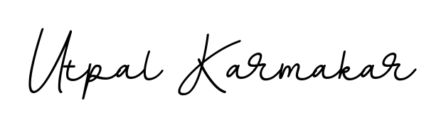 Get inspired by this graceful BallpointsItalic-DORy9 signature style for name Utpal Karmakar. Smooth loops and balanced proportions for everyday use. Utpal Karmakar signature style 11 images and pictures png