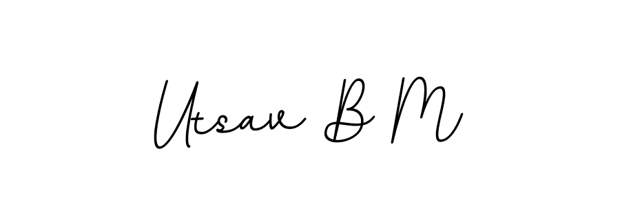 Here are the top 10 professional signature styles for the name Utsav B M. These are the best autograph styles you can use for your name. Utsav B M signature style 11 images and pictures png