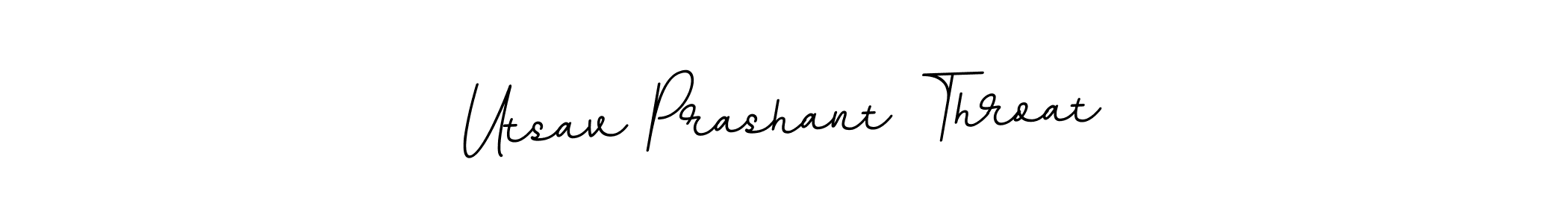 The best way (BallpointsItalic-DORy9) to make a short signature is to pick only two or three words in your name. The name Utsav Prashant Throat include a total of six letters. For converting this name. Utsav Prashant Throat signature style 11 images and pictures png