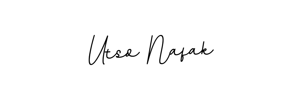 if you are searching for the best signature style for your name Utso Nafak. so please give up your signature search. here we have designed multiple signature styles  using BallpointsItalic-DORy9. Utso Nafak signature style 11 images and pictures png