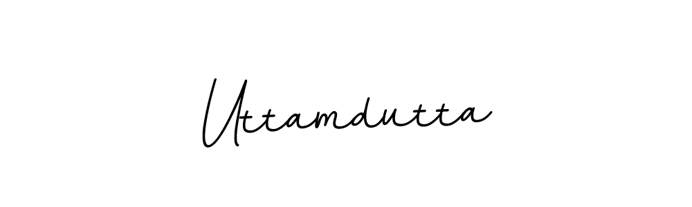 Uttamdutta stylish signature style. Best Handwritten Sign (BallpointsItalic-DORy9) for my name. Handwritten Signature Collection Ideas for my name Uttamdutta. Uttamdutta signature style 11 images and pictures png