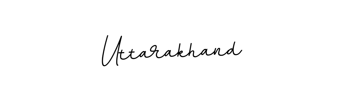 Make a beautiful signature design for name Uttarakhand. With this signature (BallpointsItalic-DORy9) style, you can create a handwritten signature for free. Uttarakhand signature style 11 images and pictures png