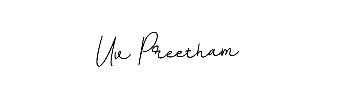 You can use this online signature creator to create a handwritten signature for the name Uv Preetham. This is the best online autograph maker. Uv Preetham signature style 11 images and pictures png