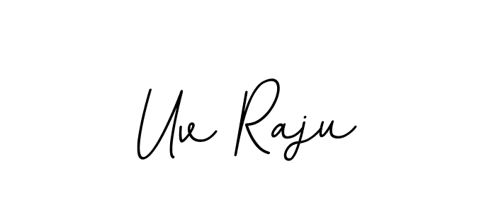 It looks lik you need a new signature style for name Uv Raju. Design unique handwritten (BallpointsItalic-DORy9) signature with our free signature maker in just a few clicks. Uv Raju signature style 11 images and pictures png