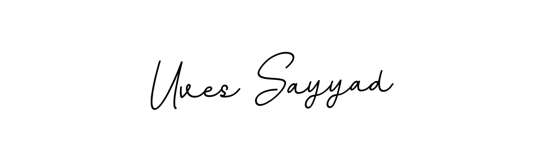 It looks lik you need a new signature style for name Uves Sayyad. Design unique handwritten (BallpointsItalic-DORy9) signature with our free signature maker in just a few clicks. Uves Sayyad signature style 11 images and pictures png