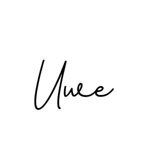 It looks lik you need a new signature style for name Uwe. Design unique handwritten (BallpointsItalic-DORy9) signature with our free signature maker in just a few clicks. Uwe signature style 11 images and pictures png
