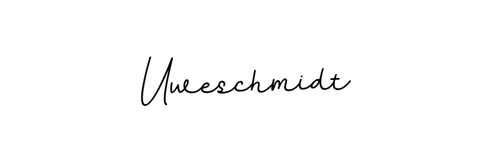 Use a signature maker to create a handwritten signature online. With this signature software, you can design (BallpointsItalic-DORy9) your own signature for name Uweschmidt. Uweschmidt signature style 11 images and pictures png