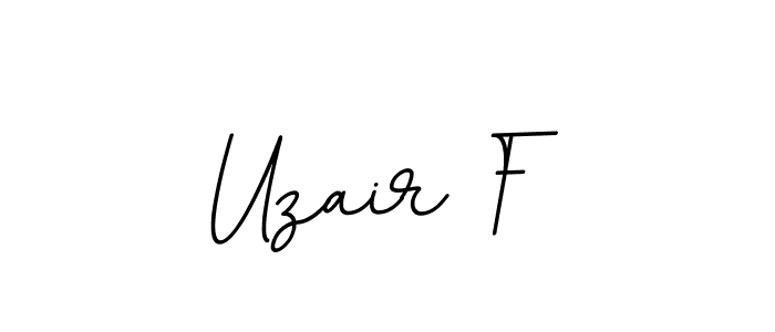 Similarly BallpointsItalic-DORy9 is the best handwritten signature design. Signature creator online .You can use it as an online autograph creator for name Uzair F. Uzair F signature style 11 images and pictures png