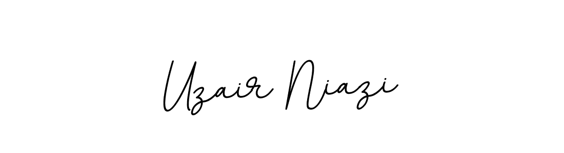 You should practise on your own different ways (BallpointsItalic-DORy9) to write your name (Uzair Niazi) in signature. don't let someone else do it for you. Uzair Niazi signature style 11 images and pictures png